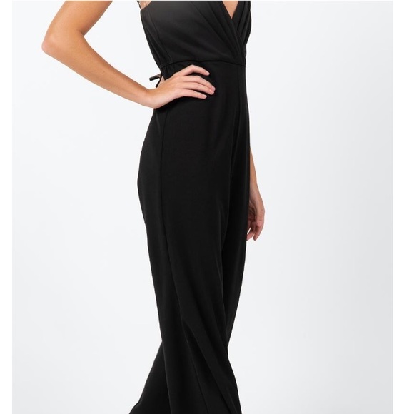 Francesca's Collections Pants & Jumpsuits Black Jumpsuit Poshmark